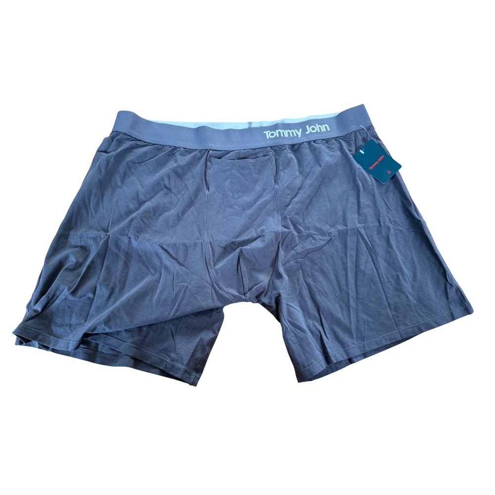 NWT Tommy John cool cotton 6" boxer‎ shorts in iron grey
